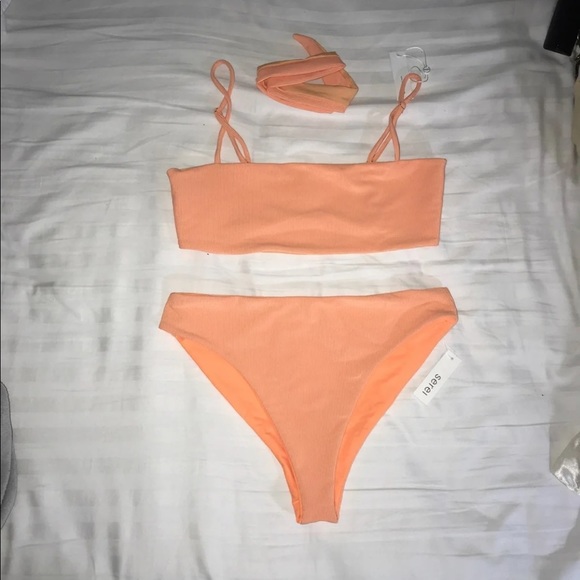 SEREI SWIM HIGH WAISTED TOP & BOTTOM SET - Picture 1 of 2